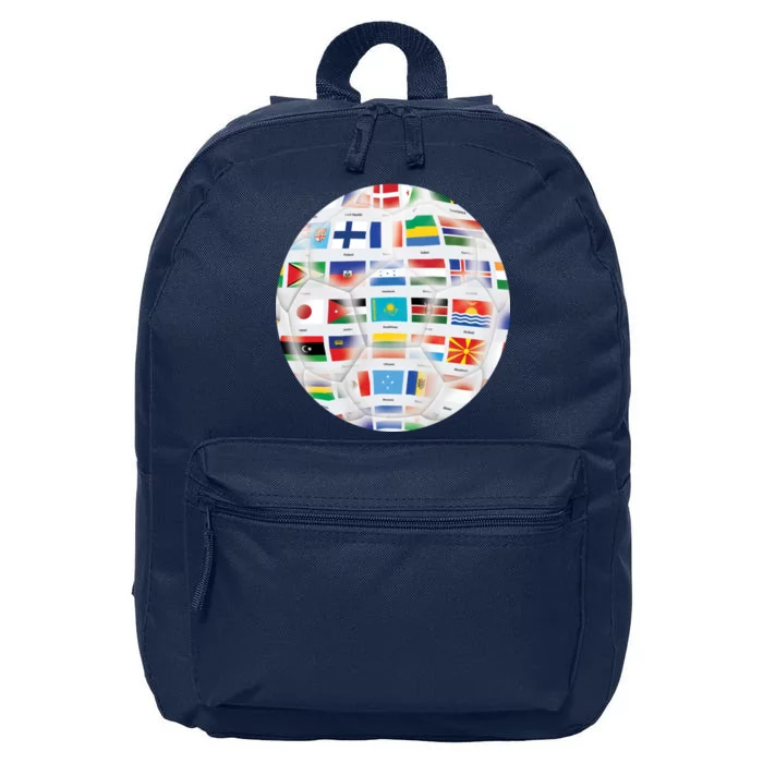 World Soccer Ball 16 in Basic Backpack