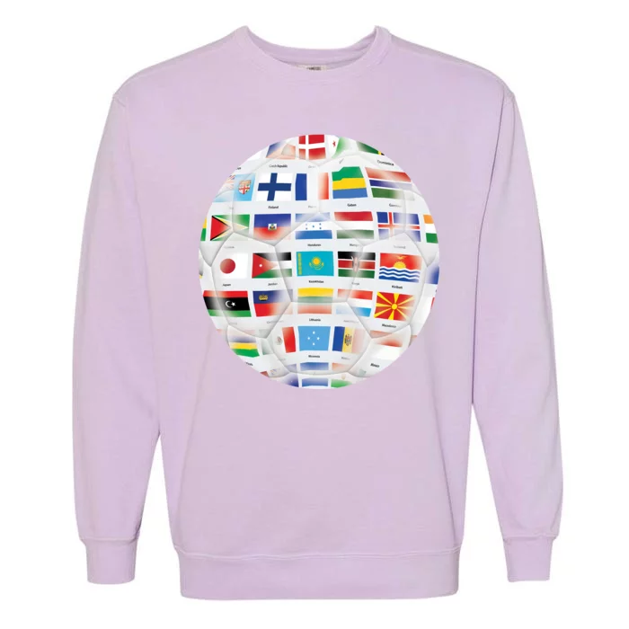 World Soccer Ball Garment-Dyed Sweatshirt