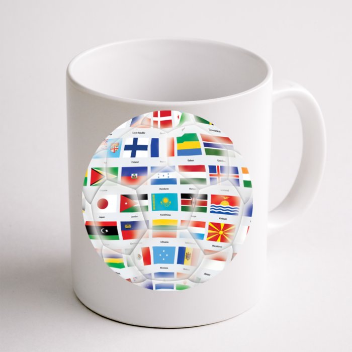 World Soccer Ball Front & Back Coffee Mug