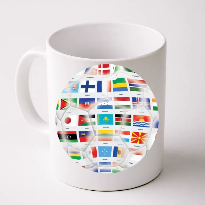 World Soccer Ball Front & Back Coffee Mug