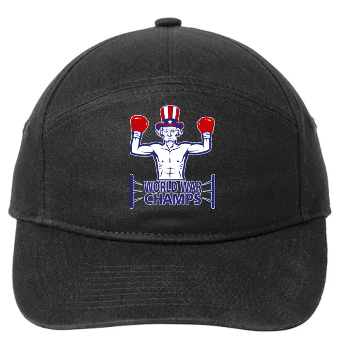 World War Champs Uncle Sam 7-Panel Snapback Hat