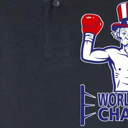 World War Champs Uncle Sam Softstyle Adult Sport Polo