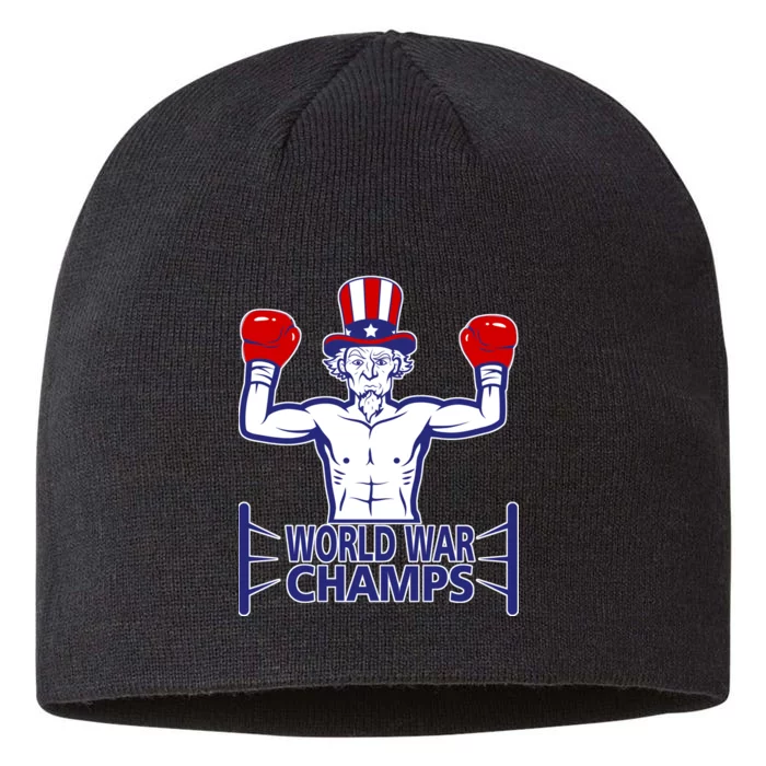 World War Champs Uncle Sam 8 1/2in Sustainable Knit Beanie