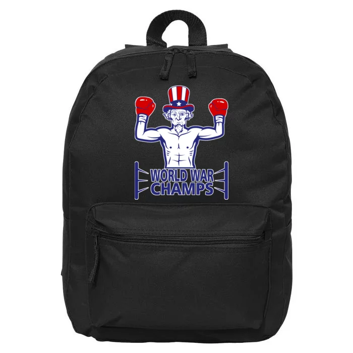 World War Champs Uncle Sam 16 in Basic Backpack