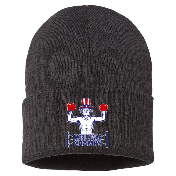 World War Champs Uncle Sam Sustainable Knit Beanie