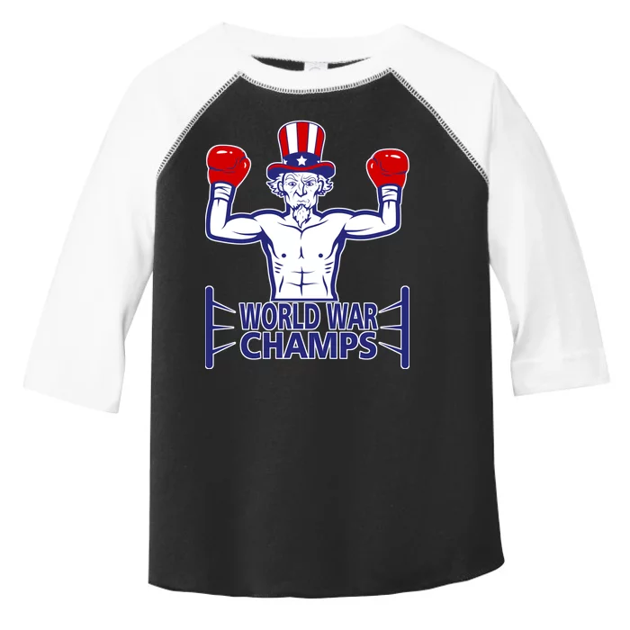 World War Champs Uncle Sam Toddler Fine Jersey T-Shirt