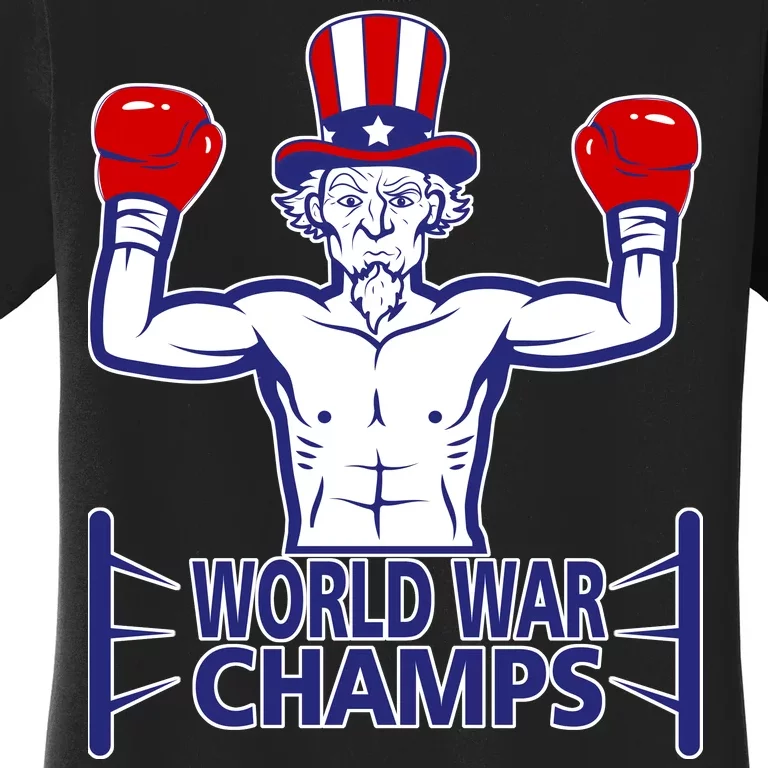 World War Champs Uncle Sam Women's T-Shirt