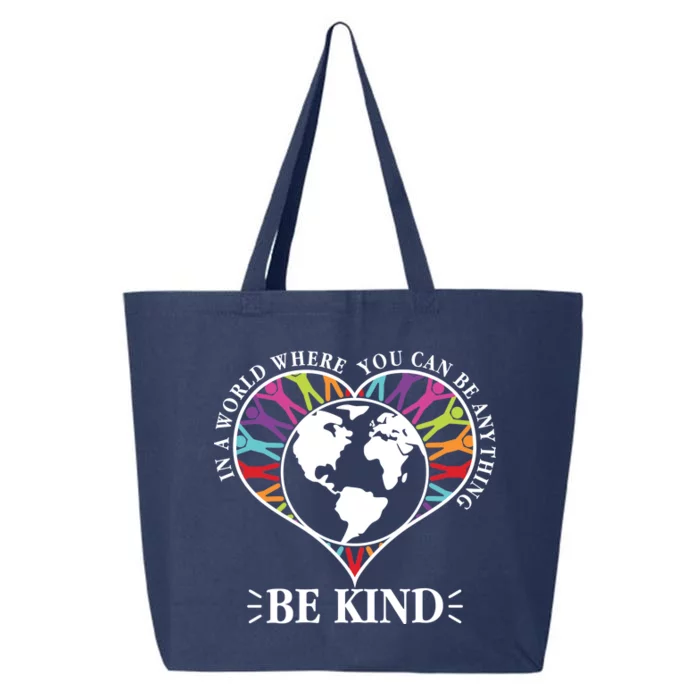 World Where You Can Be Anything Be Kind World Unity Day 25L Jumbo Tote