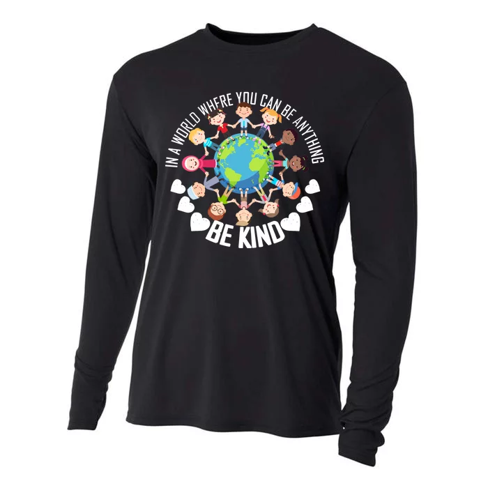 World Where You Can Be Kind Anti-Bullying Cooling Performance Long Sleeve Crew