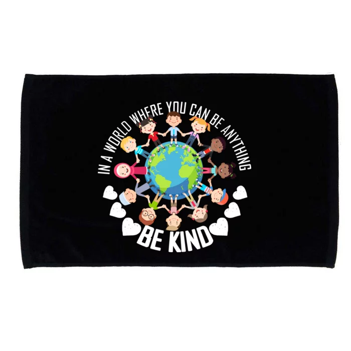 World Where You Can Be Kind Anti-Bullying Microfiber Hand Towel