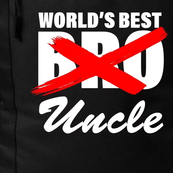 Worlds Best Bro (Uncle) Funny Daily Commute Backpack