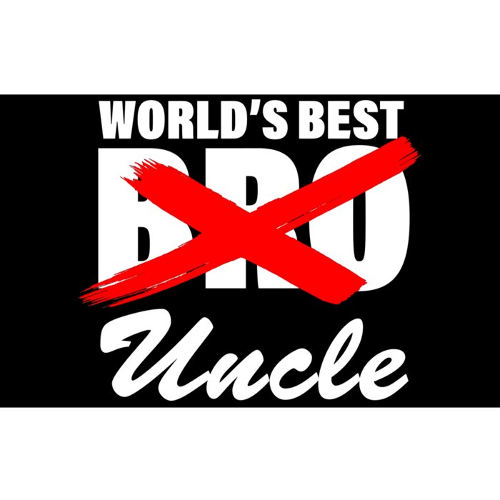 Worlds Best Bro (Uncle) Funny Bumper Sticker