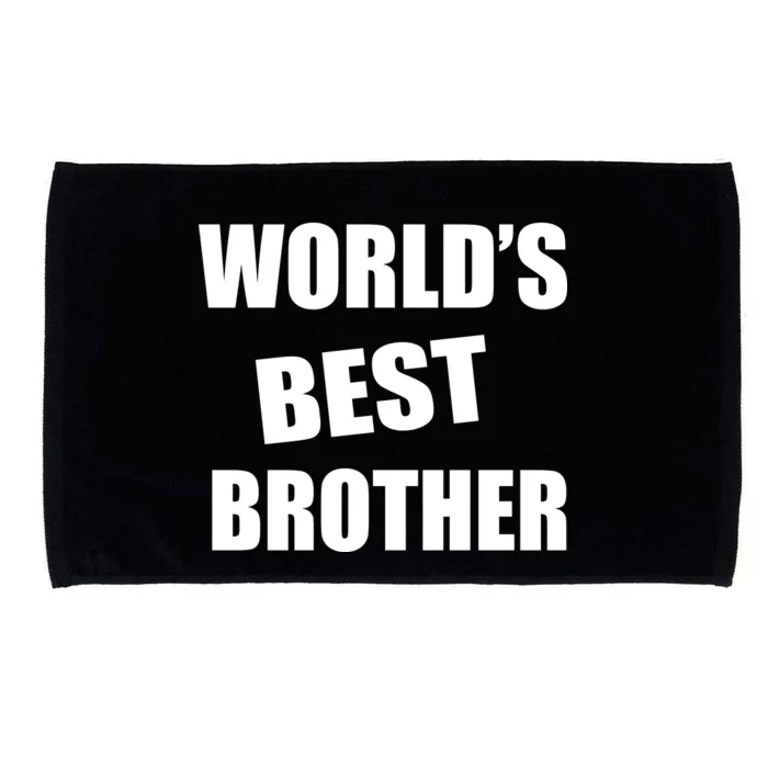 World's Best Brother Microfiber Hand Towel