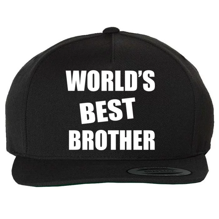 World's Best Brother Wool Snapback Cap