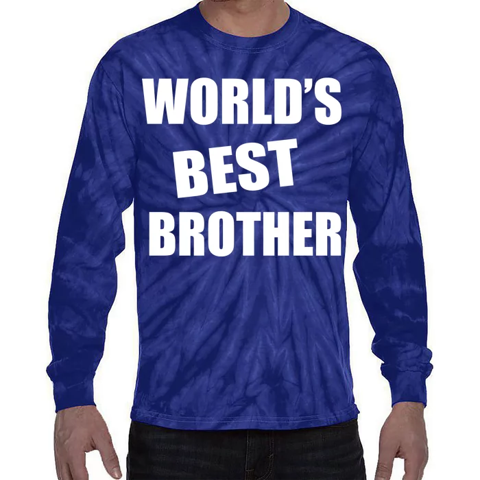 World's Best Brother Tie-Dye Long Sleeve Shirt