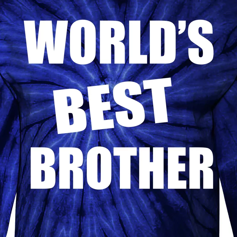 World's Best Brother Tie-Dye Long Sleeve Shirt