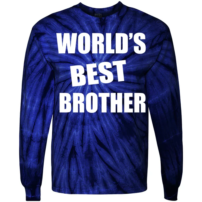 World's Best Brother Tie-Dye Long Sleeve Shirt