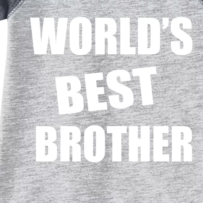 World's Best Brother Infant Baby Jersey Bodysuit