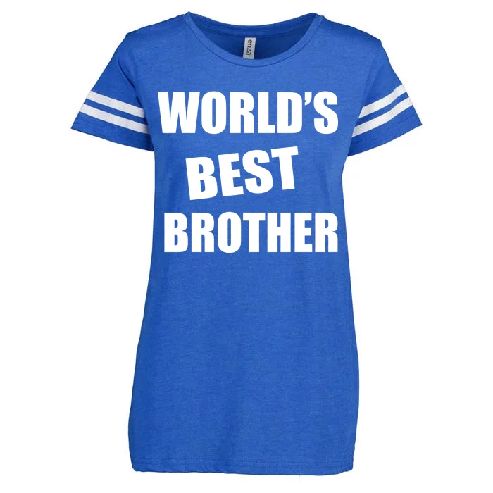 World's Best Brother Enza Ladies Jersey Football T-Shirt