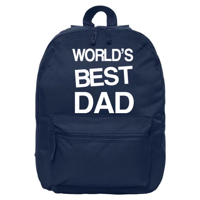 World's Best Dad 16 in Basic Backpack