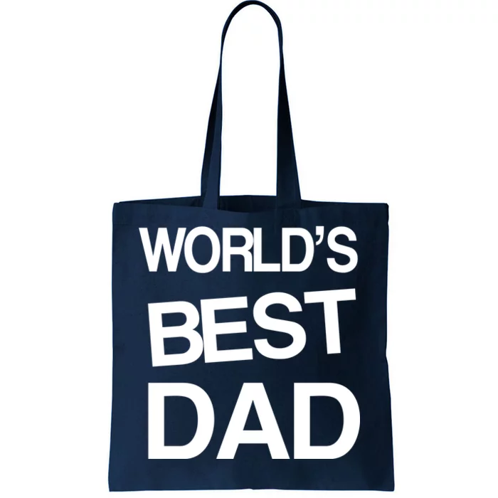 World's Best Dad Tote Bag