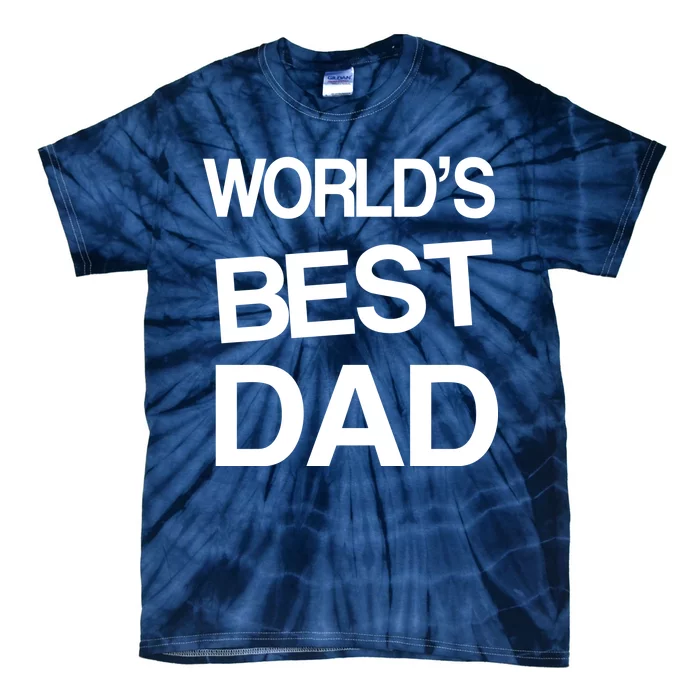 World's Best Dad Tie-Dye T-Shirt