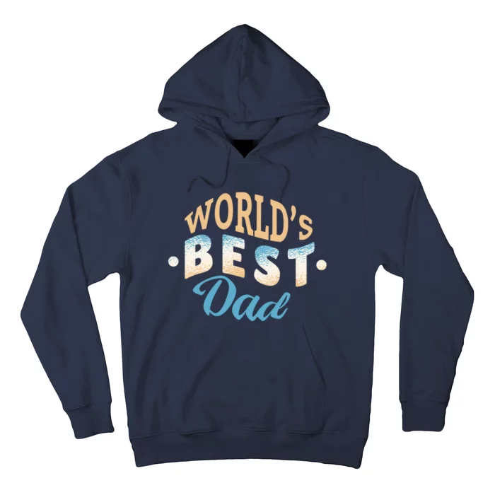 World's Best Dad Wave Hoodie