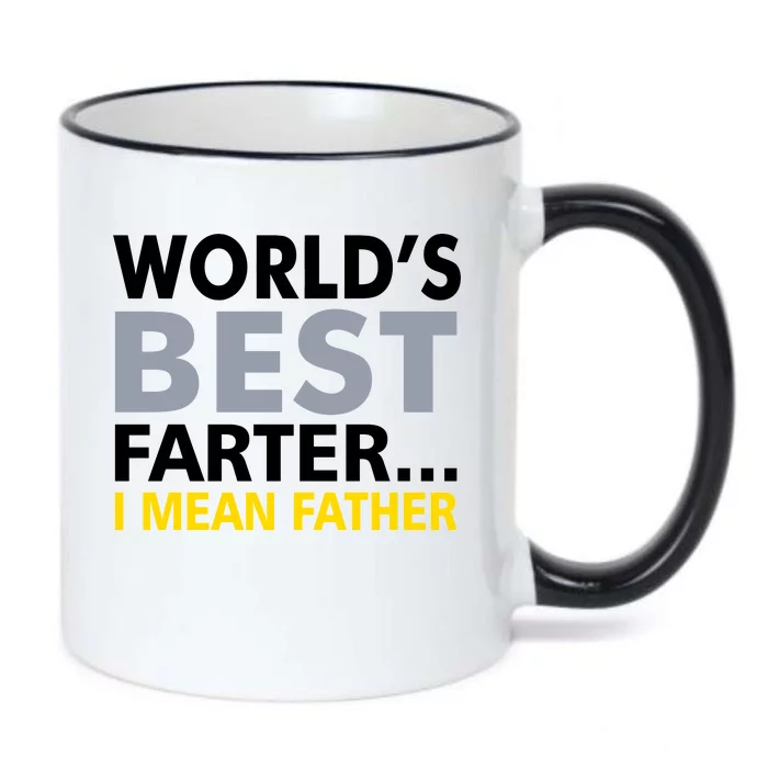 World's Best Farter I Mean Father Black Color Changing Mug