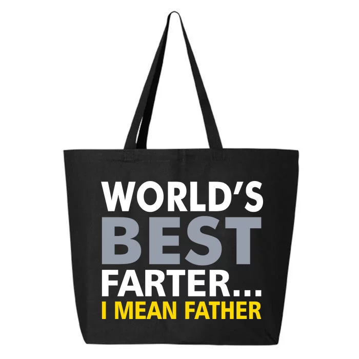 World's Best Farter I Mean Father 25L Jumbo Tote