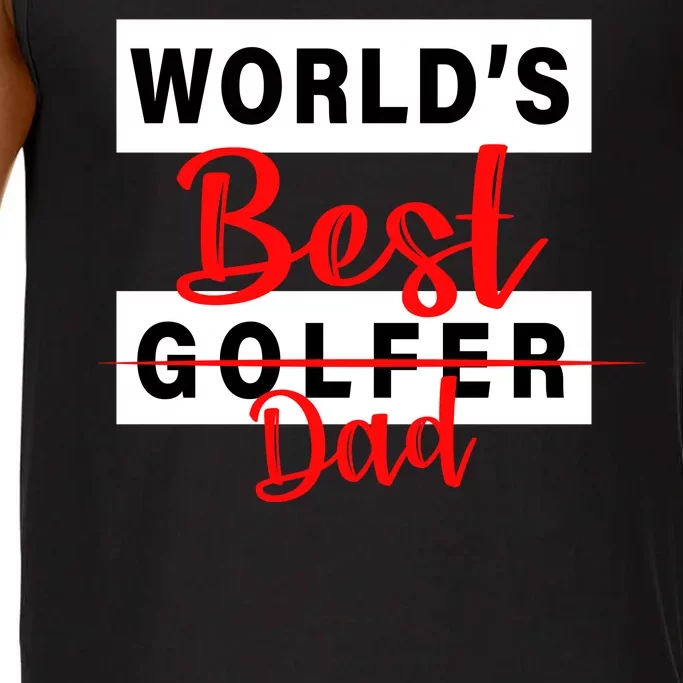 World's Best Golfer Dad Comfort Colors® Tank Top