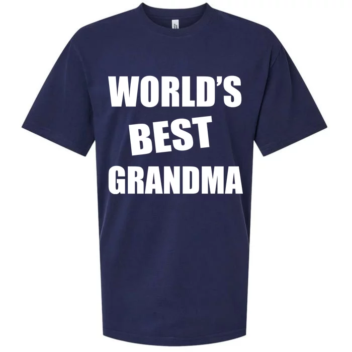 World's Best Grandma Sueded Cloud Jersey T-Shirt