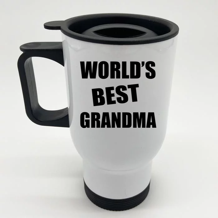 World's Best Grandma Front & Back Stainless Steel Travel Mug