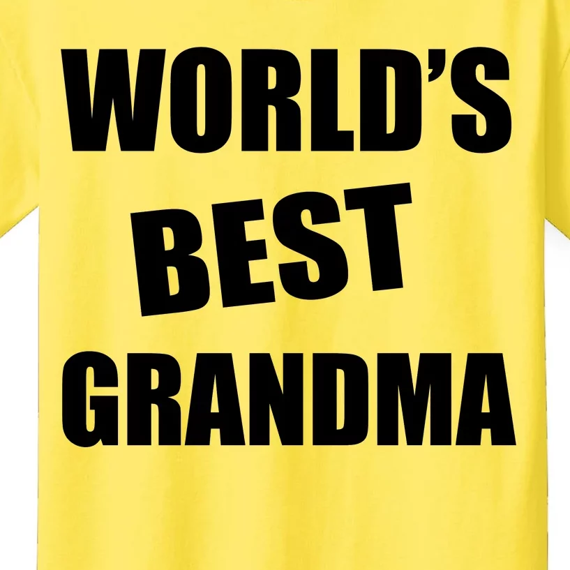 World's Best Grandma Kids T-Shirt