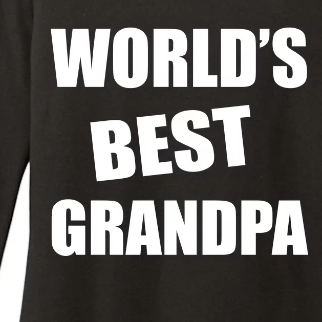 World's Best Grandpa Womens CVC Long Sleeve Shirt