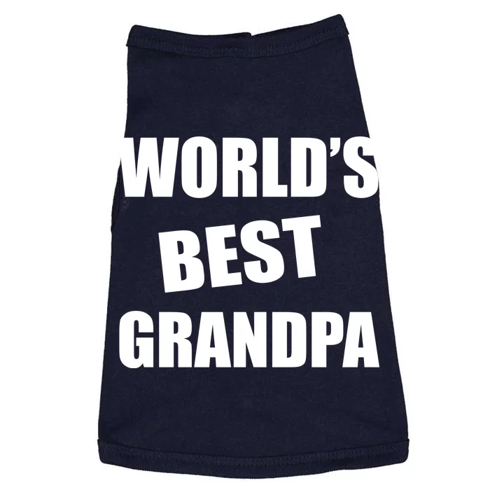 World's Best Grandpa Doggie Tank