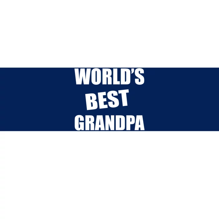 World's Best Grandpa Bumper Sticker