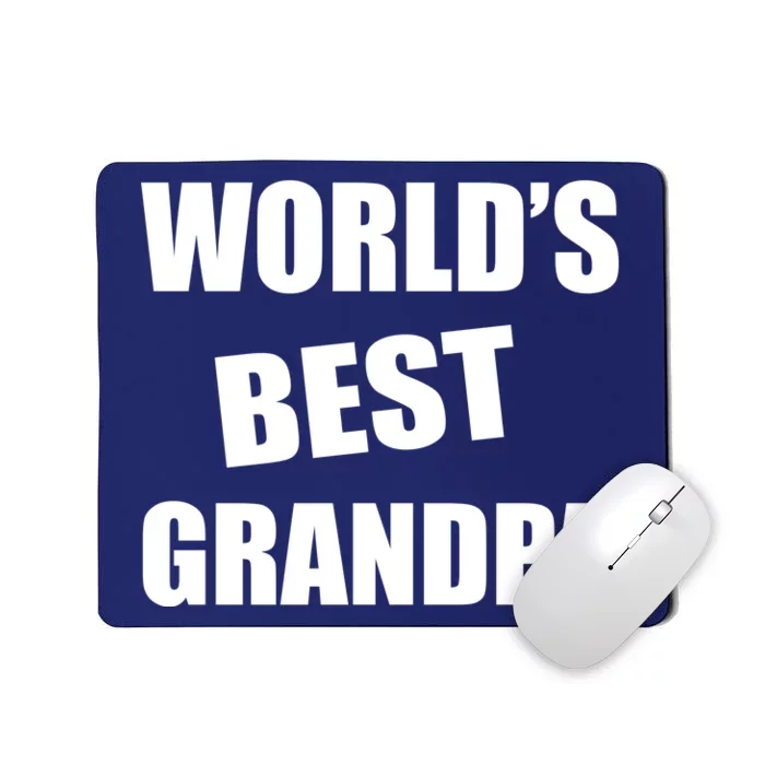 World's Best Grandpa Mousepad