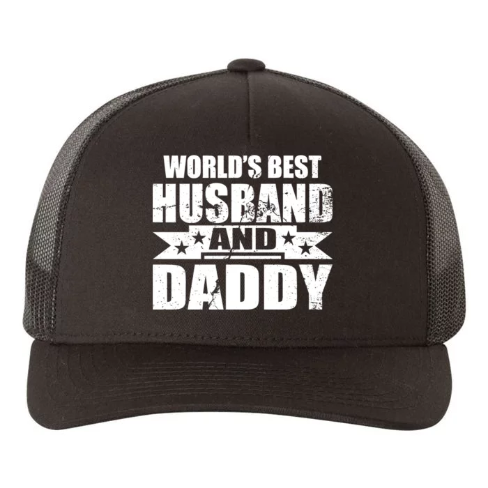 World's Best Husband And Daddy Yupoong Adult 5-Panel Trucker Hat