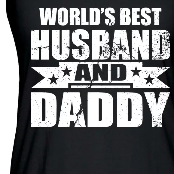 World's Best Husband And Daddy Ladies Essential Flowy Tank