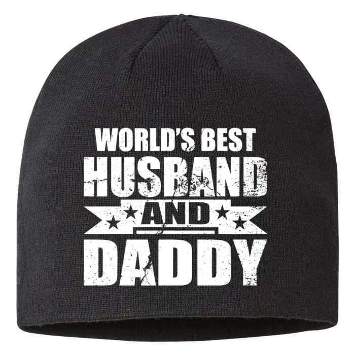 World's Best Husband And Daddy 8 1/2in Sustainable Knit Beanie