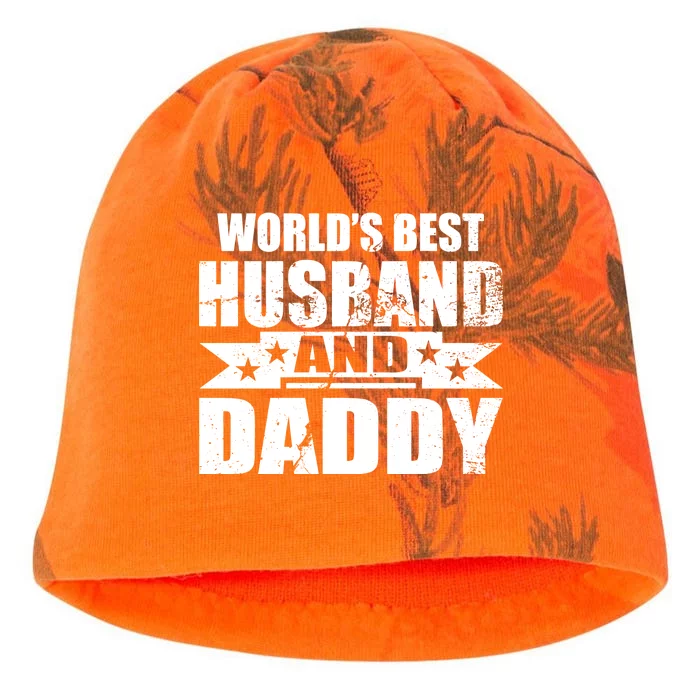 World's Best Husband And Daddy Kati - Camo Knit Beanie