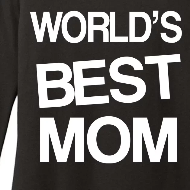 World's Best Mom Womens CVC Long Sleeve Shirt