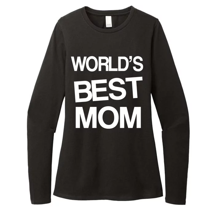 World's Best Mom Womens CVC Long Sleeve Shirt