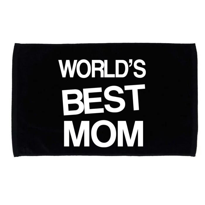 World's Best Mom Microfiber Hand Towel