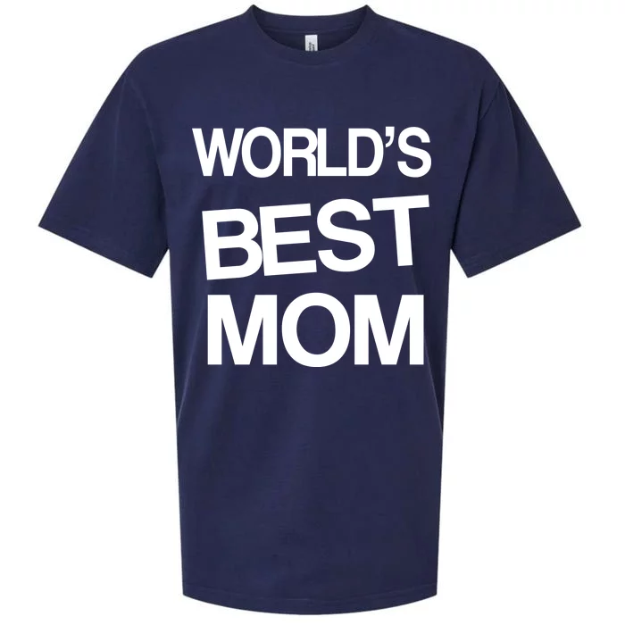 World's Best Mom Sueded Cloud Jersey T-Shirt