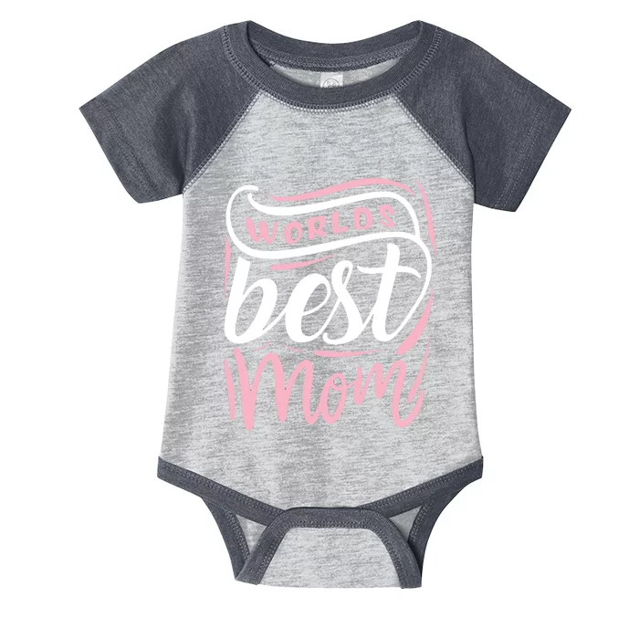 Worlds Best Mom Mothers Day Gift Infant Baby Jersey Bodysuit