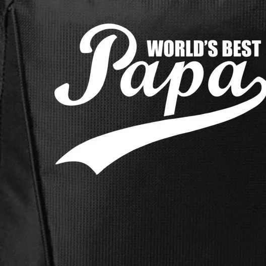 World's Best Papa City Backpack