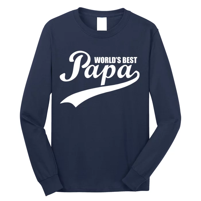 World's Best Papa Long Sleeve Shirt