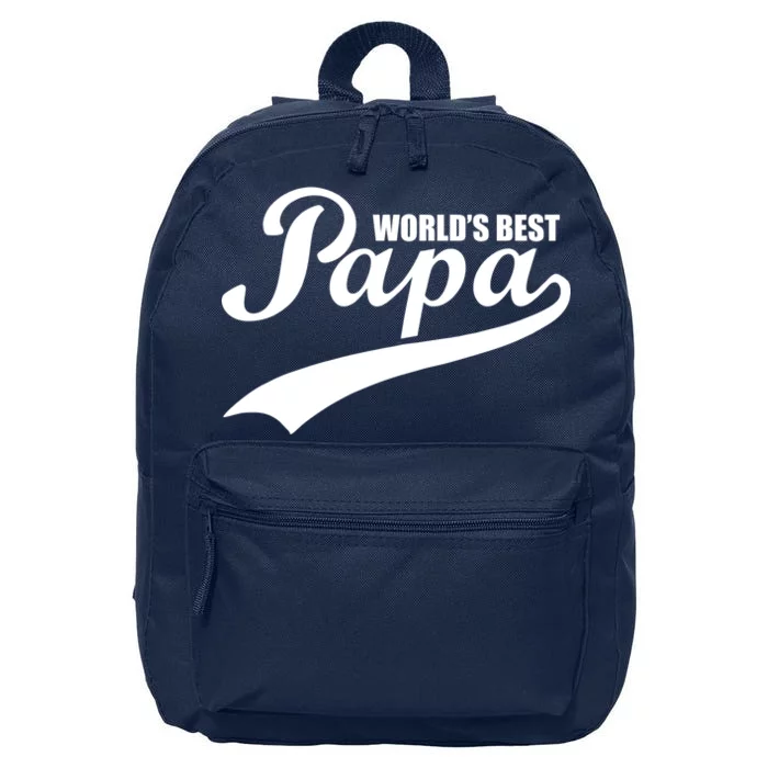 World's Best Papa 16 in Basic Backpack