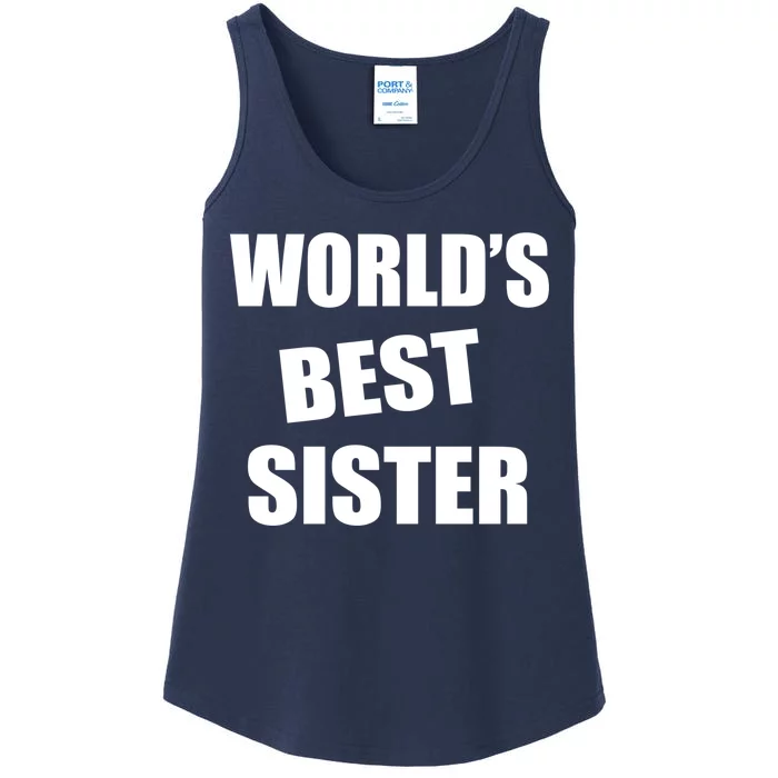 World's Best Sister Ladies Essential Tank